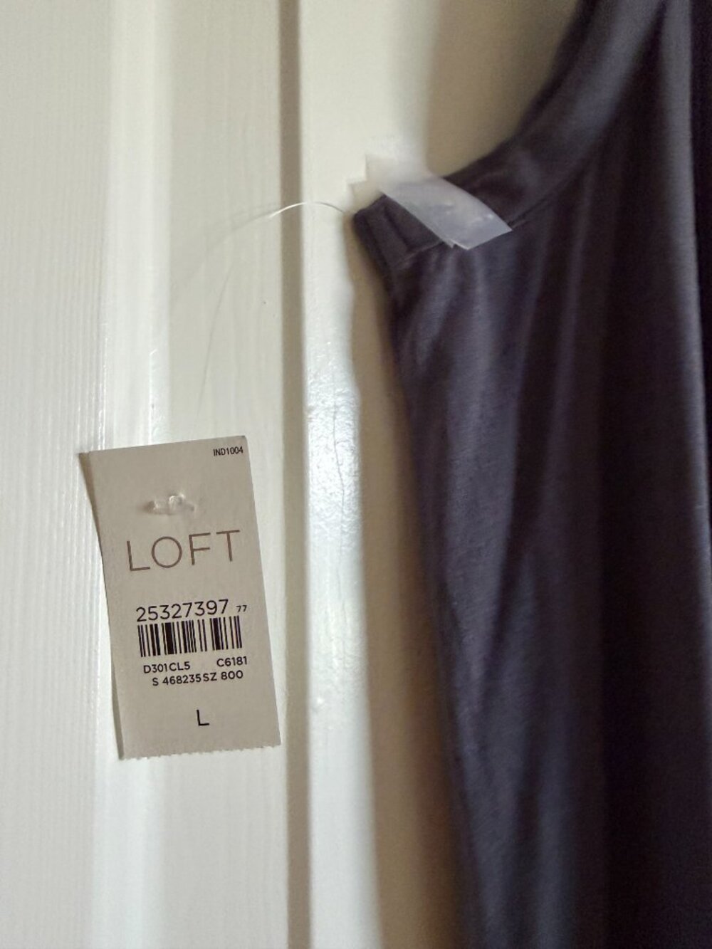 NWT Loft Size L Tank Top with Lace Trim - Picture 5 of 5